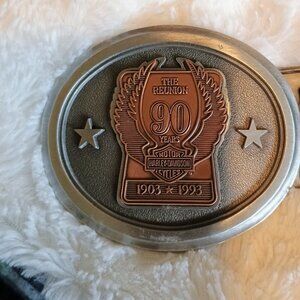 Harley Davidson 90th Anniversary belt buckle
